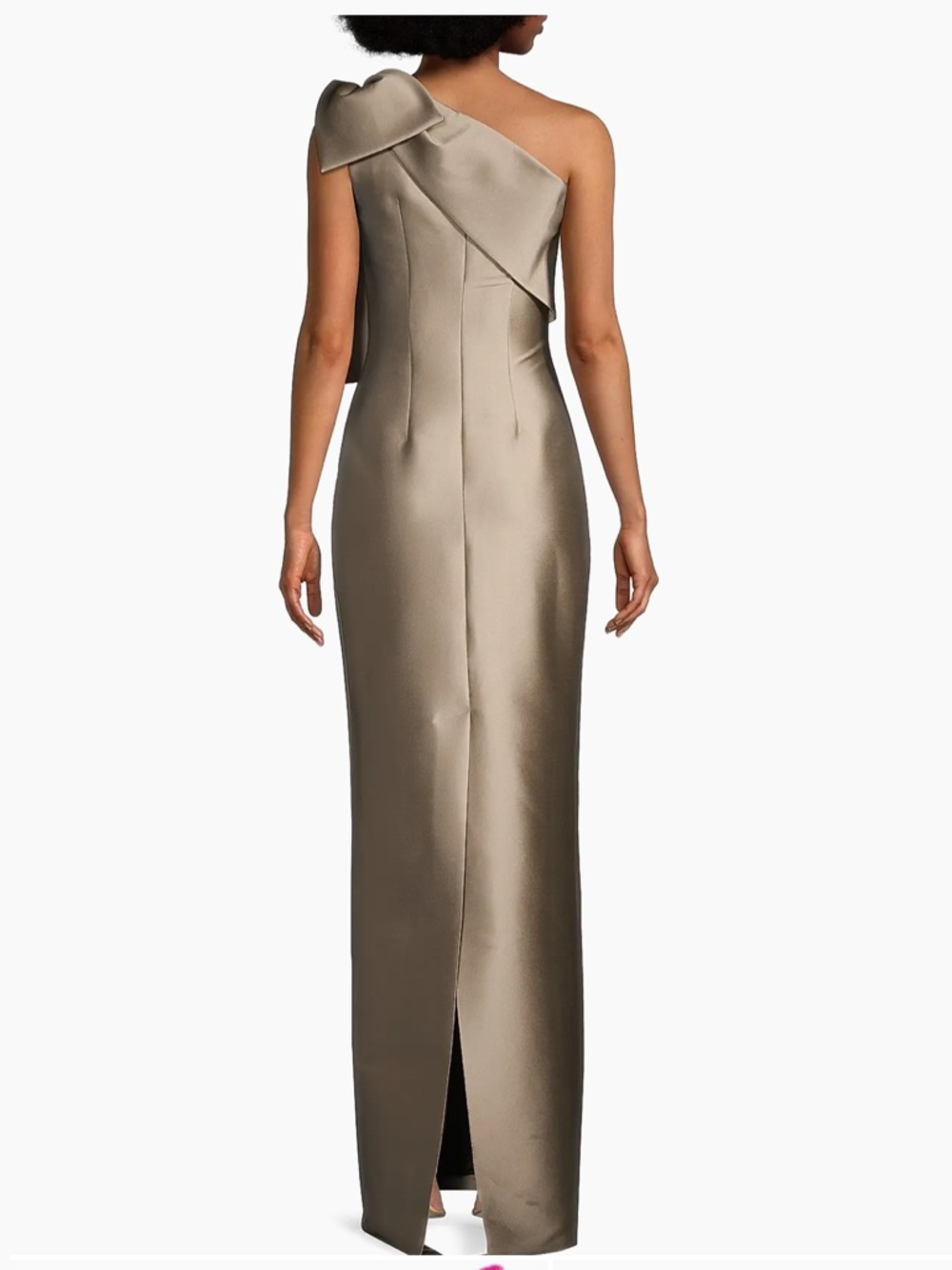 Sachin + Babi One-Shoulder Maxi Dress in Taupe with Bow Detail - Picture 15 of 15